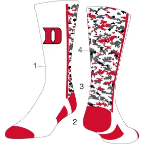 Custom Digital Camo Crew Socks