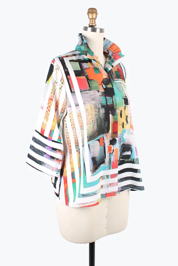 Damee Framed Art Jacket 4880-MLT