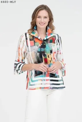 Damee Framed Art Jacket 4880-MLT