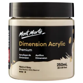 Dimension Acrylic Premium 250ml (8.5 US fl.oz) - Neutral Grey