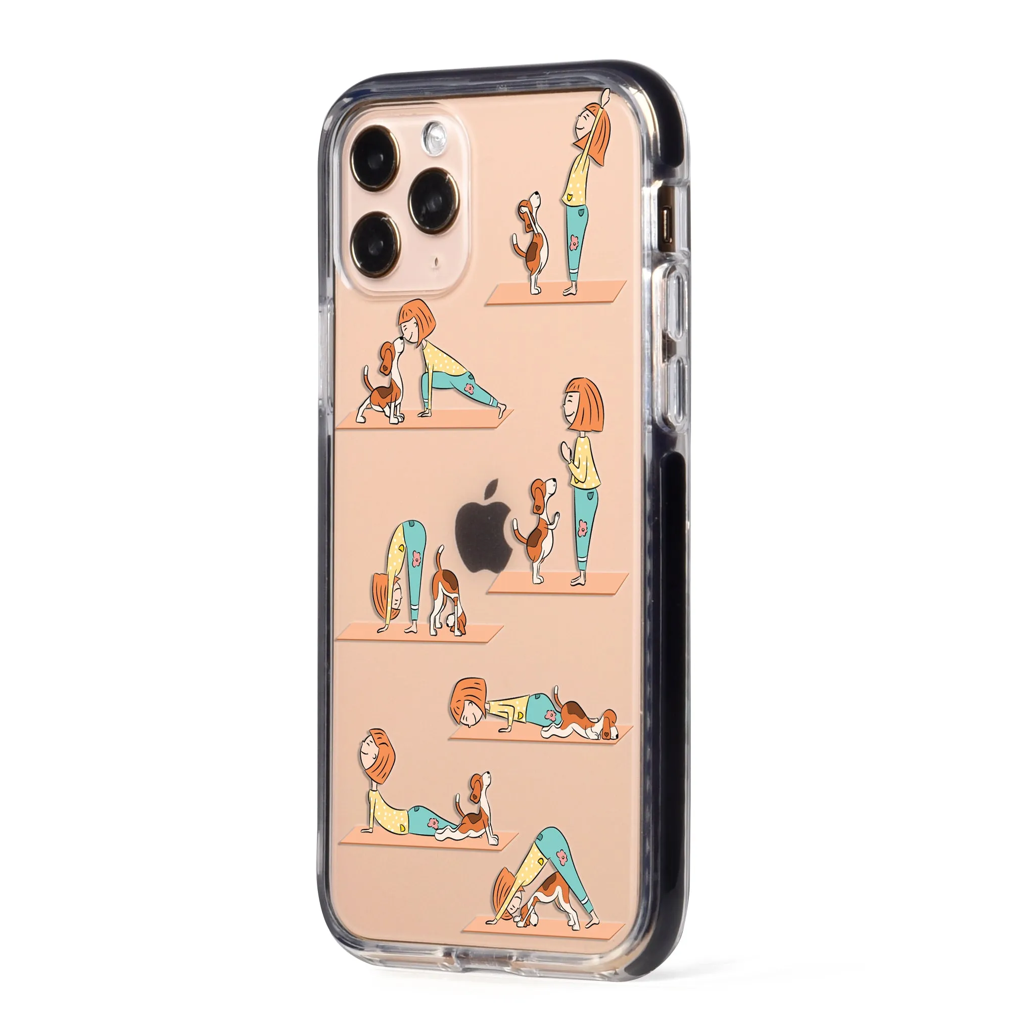 Dog Yoga Impact iPhone Case