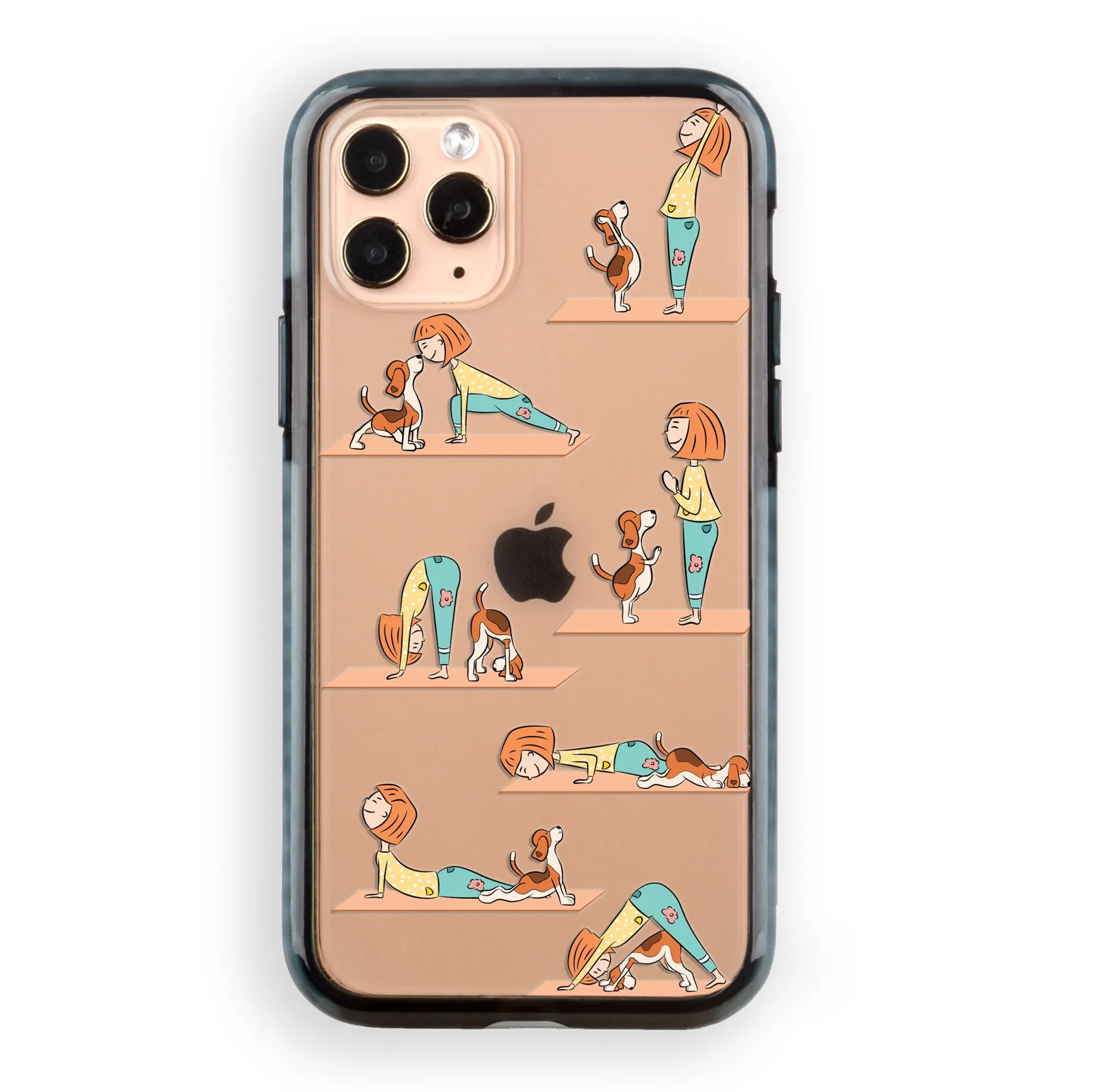 Dog Yoga Impact iPhone Case