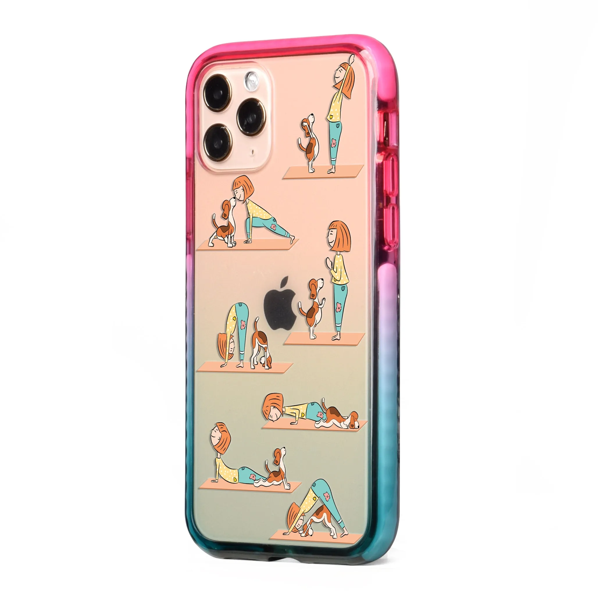 Dog Yoga Impact iPhone Case