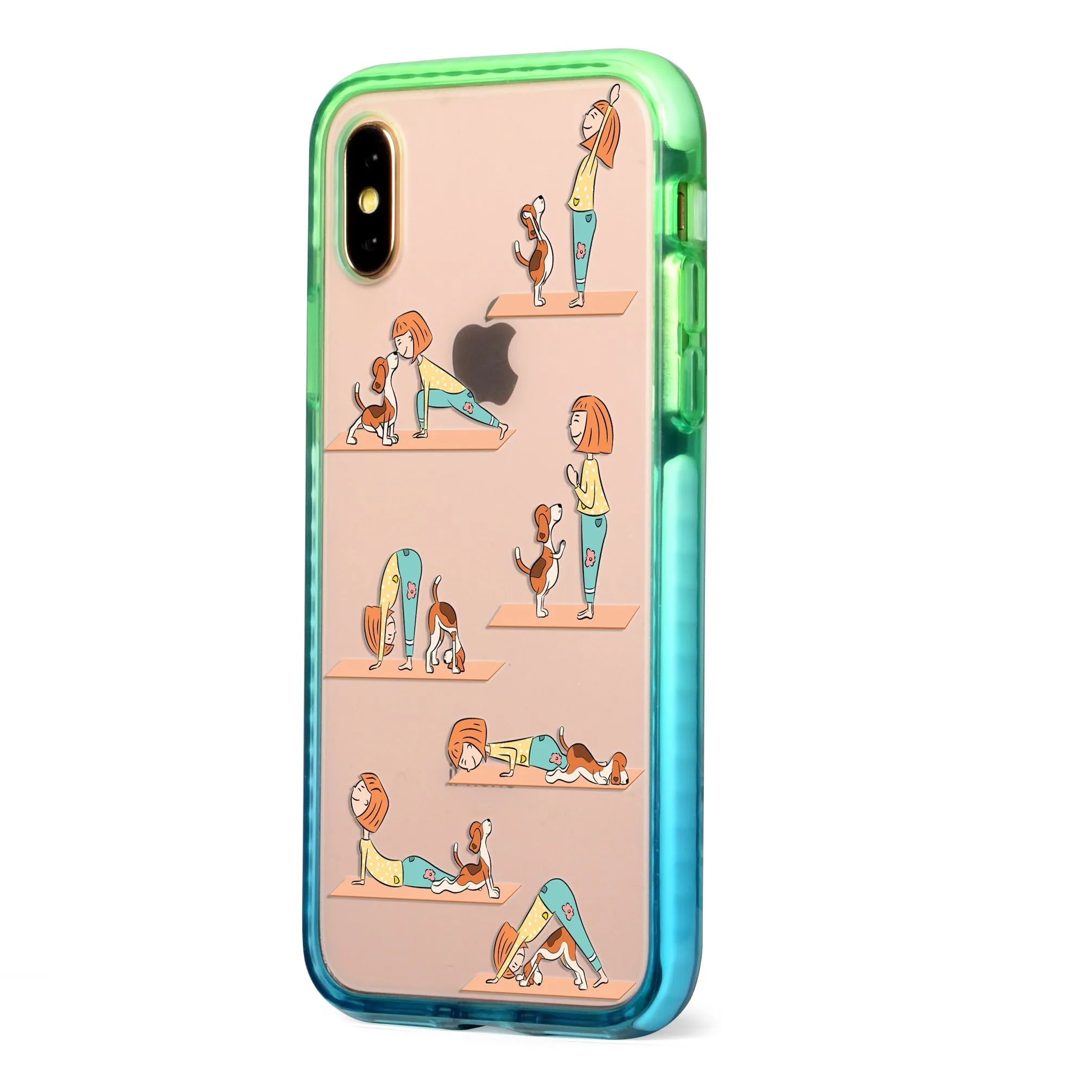 Dog Yoga Impact iPhone Case