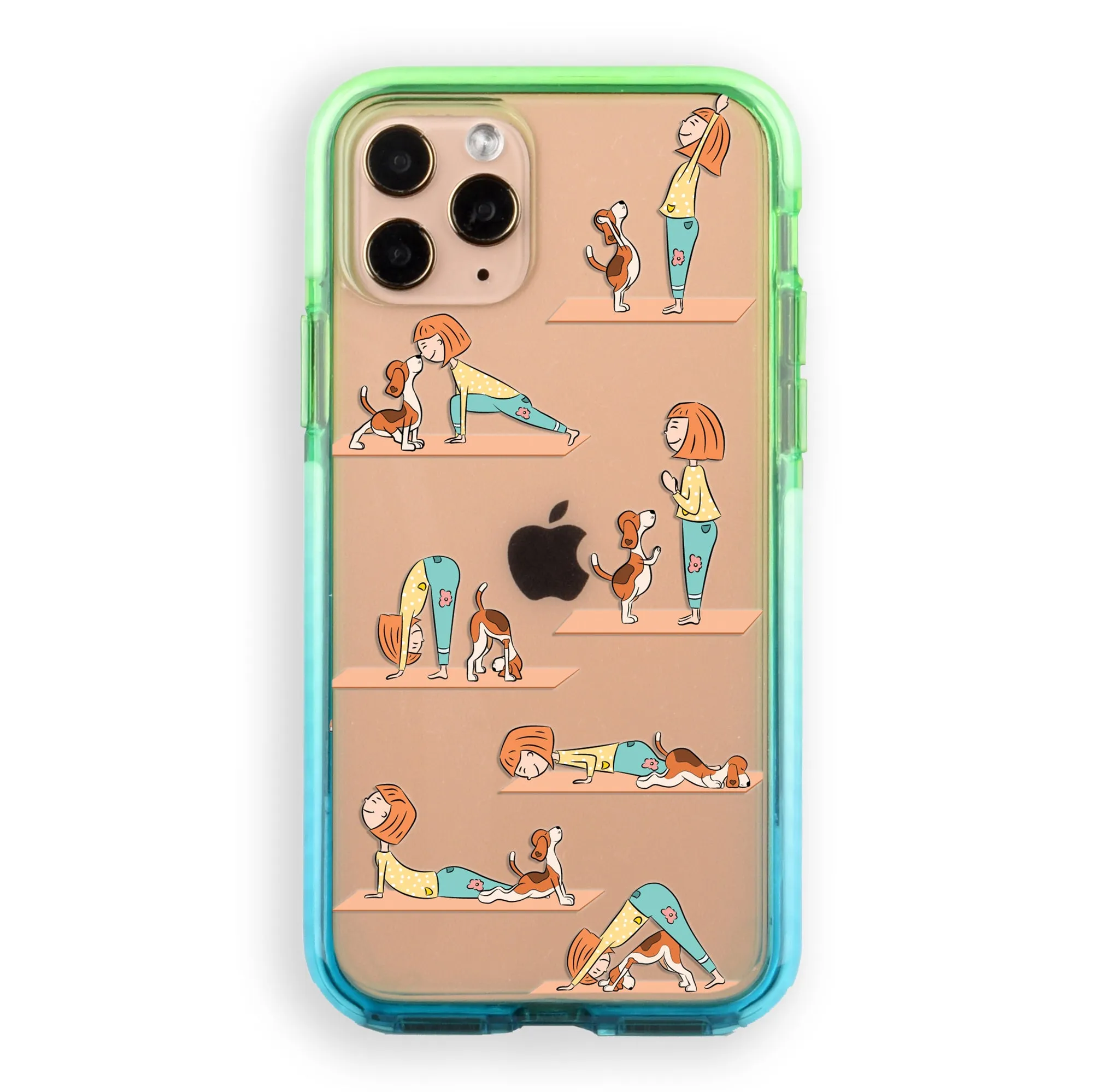 Dog Yoga Impact iPhone Case