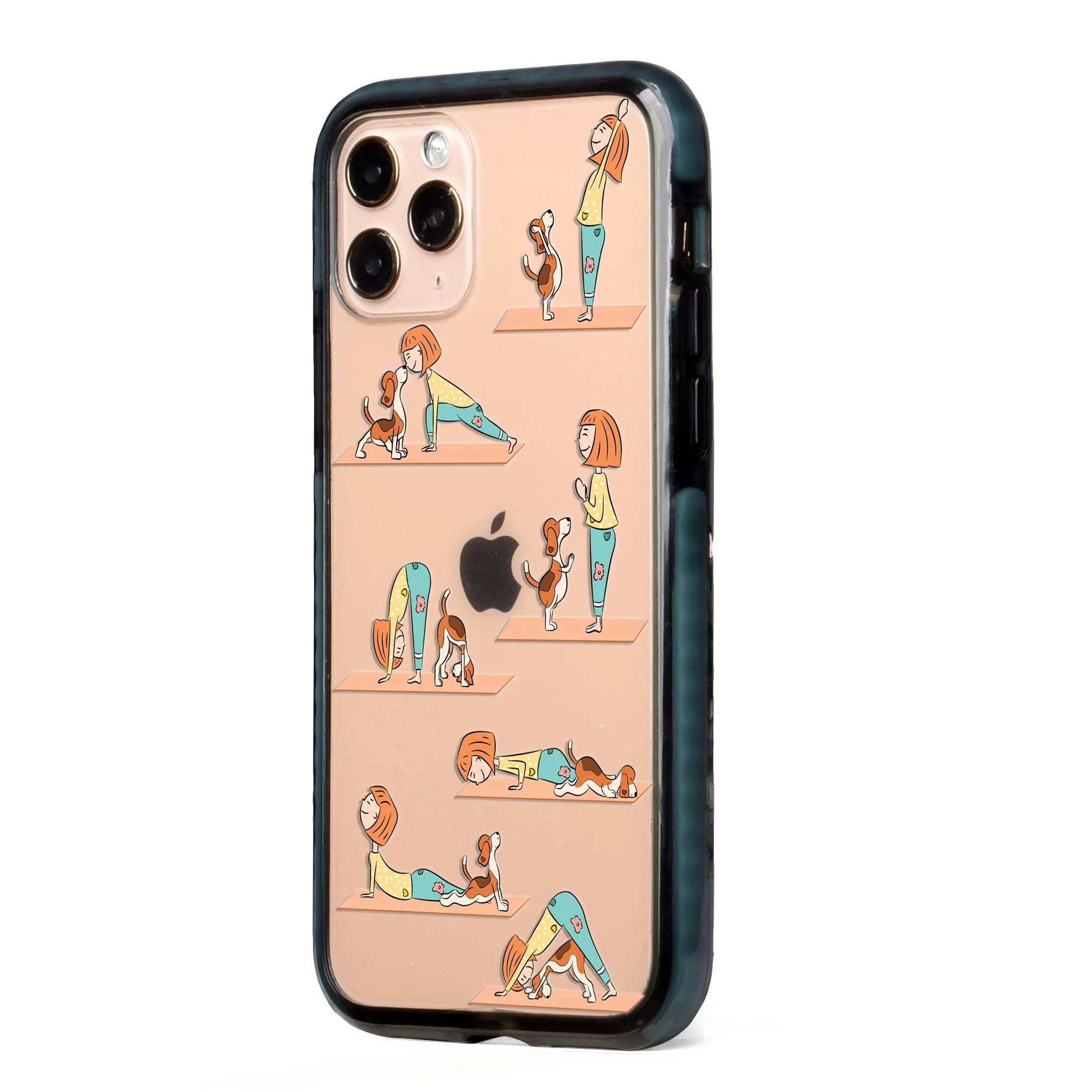 Dog Yoga Impact iPhone Case