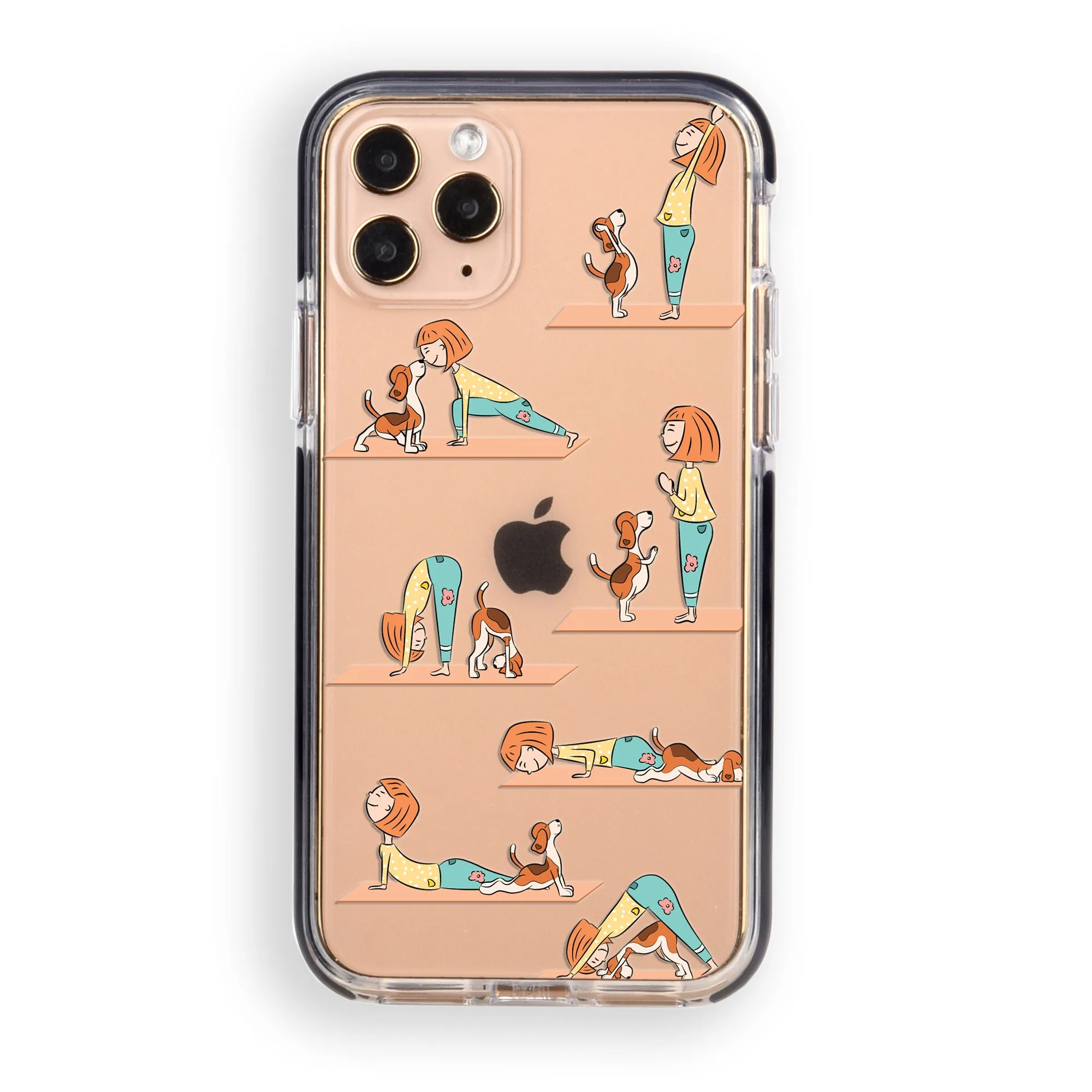 Dog Yoga Impact iPhone Case