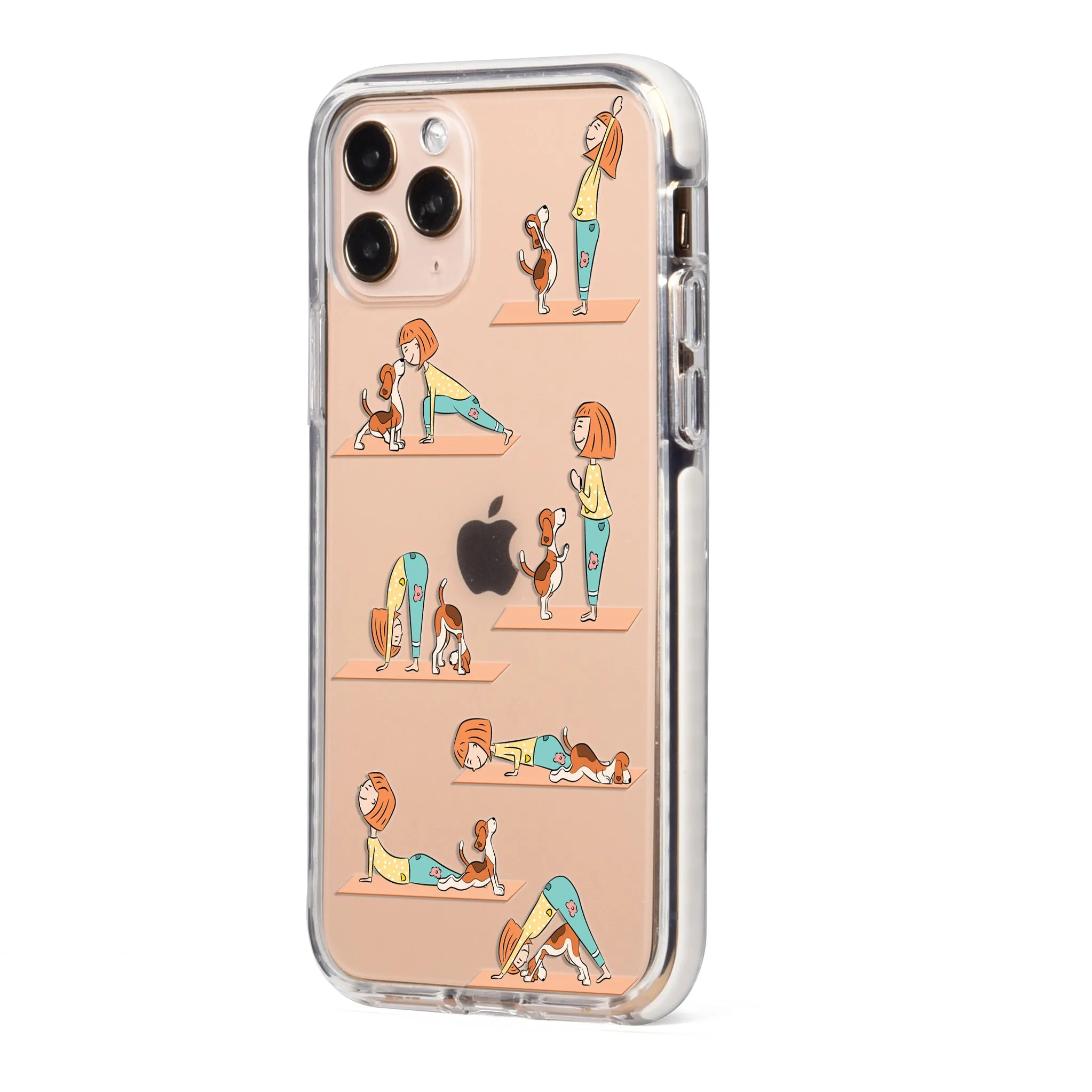 Dog Yoga Impact iPhone Case