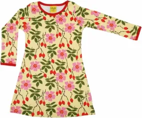 DUNS Long Sleeved A-line Dress - Rosehip