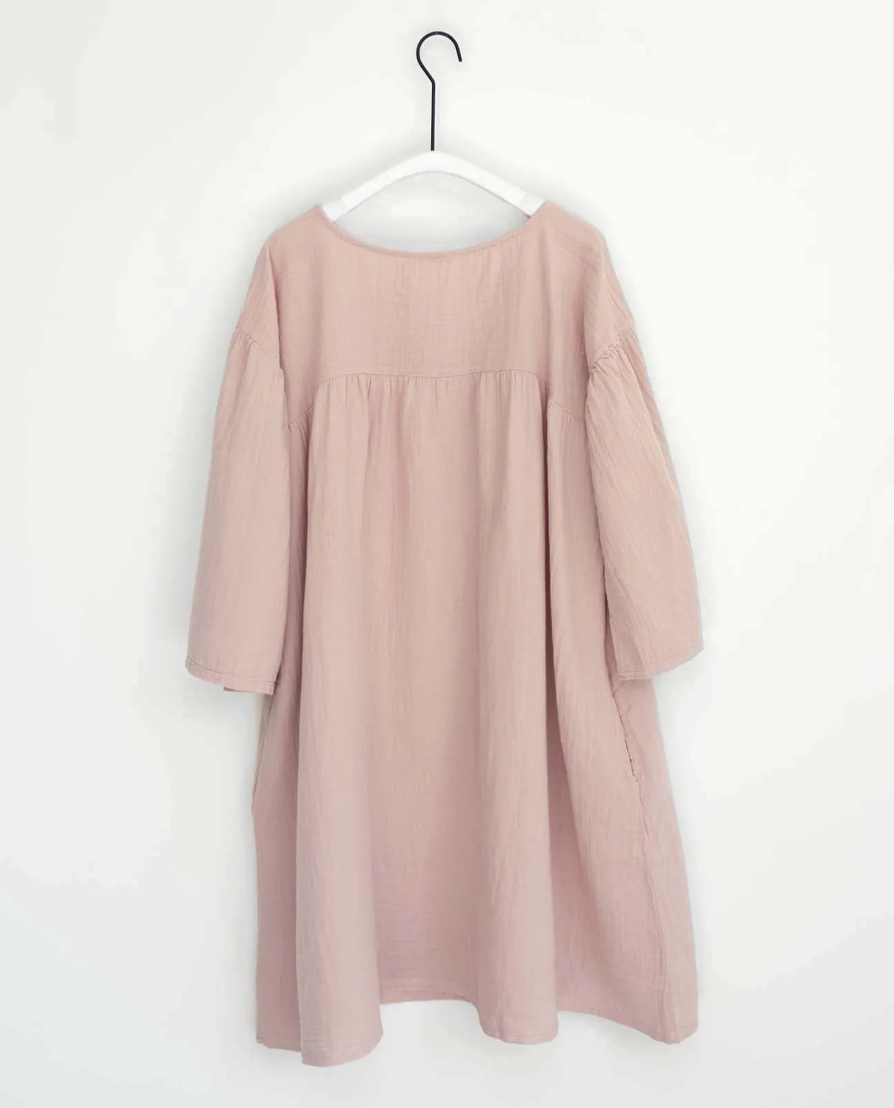 Dylla Organic Cotton Nightie In Rose