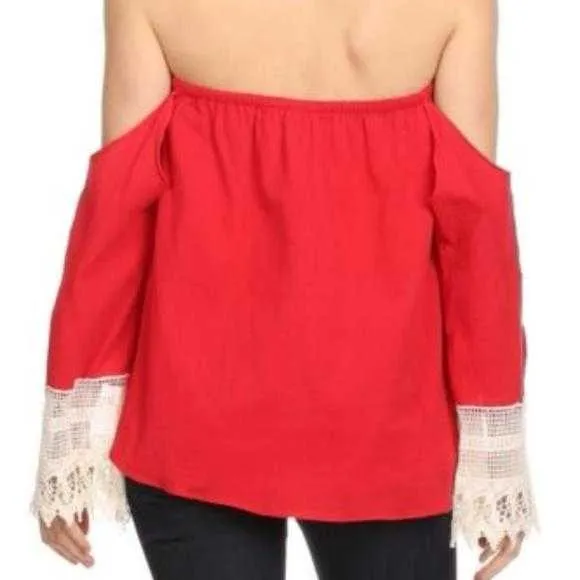 Embroider Red Top