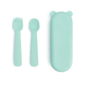 Feedie® Fork & Spoon Set - Mint