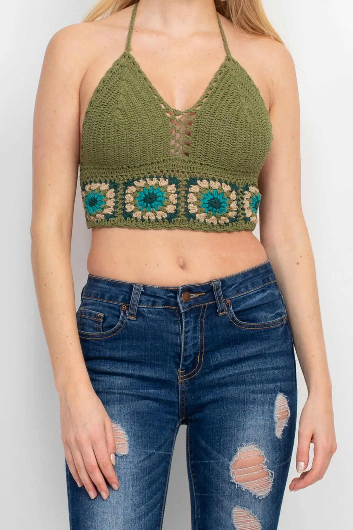 Flower Crochet Top