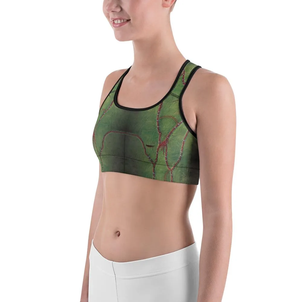 Frankenstein Inspired Sports Bra