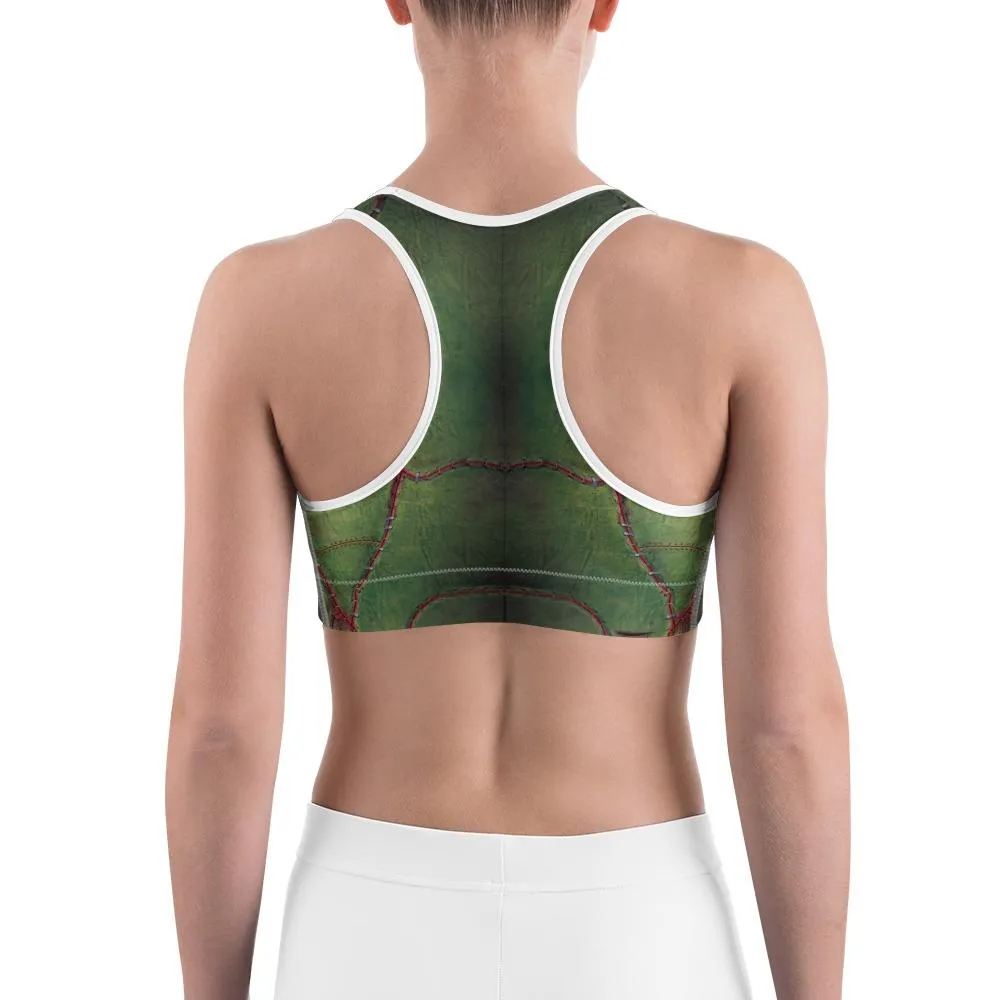 Frankenstein Inspired Sports Bra