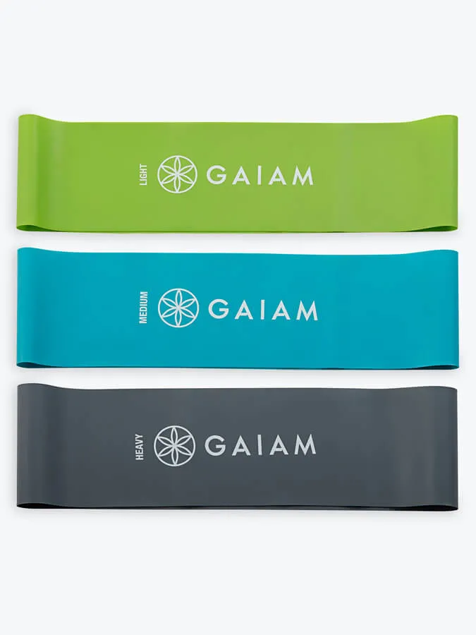 Gaiam Resistance Loop Band Kit 3 Pack