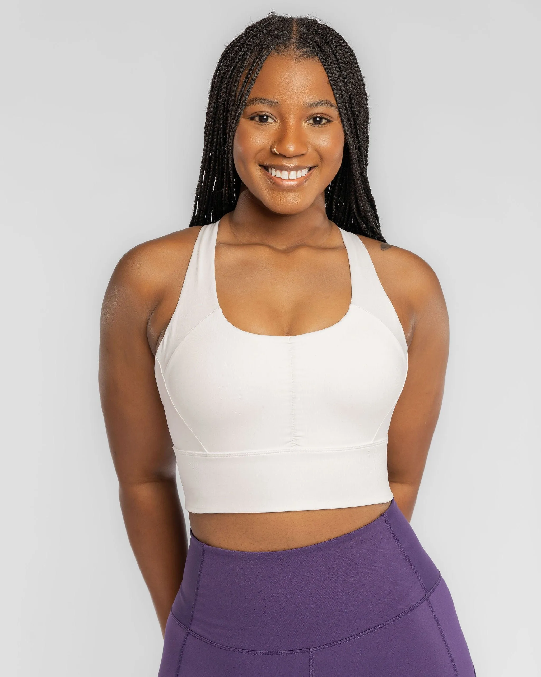 Gametime Bra – No Headlights White