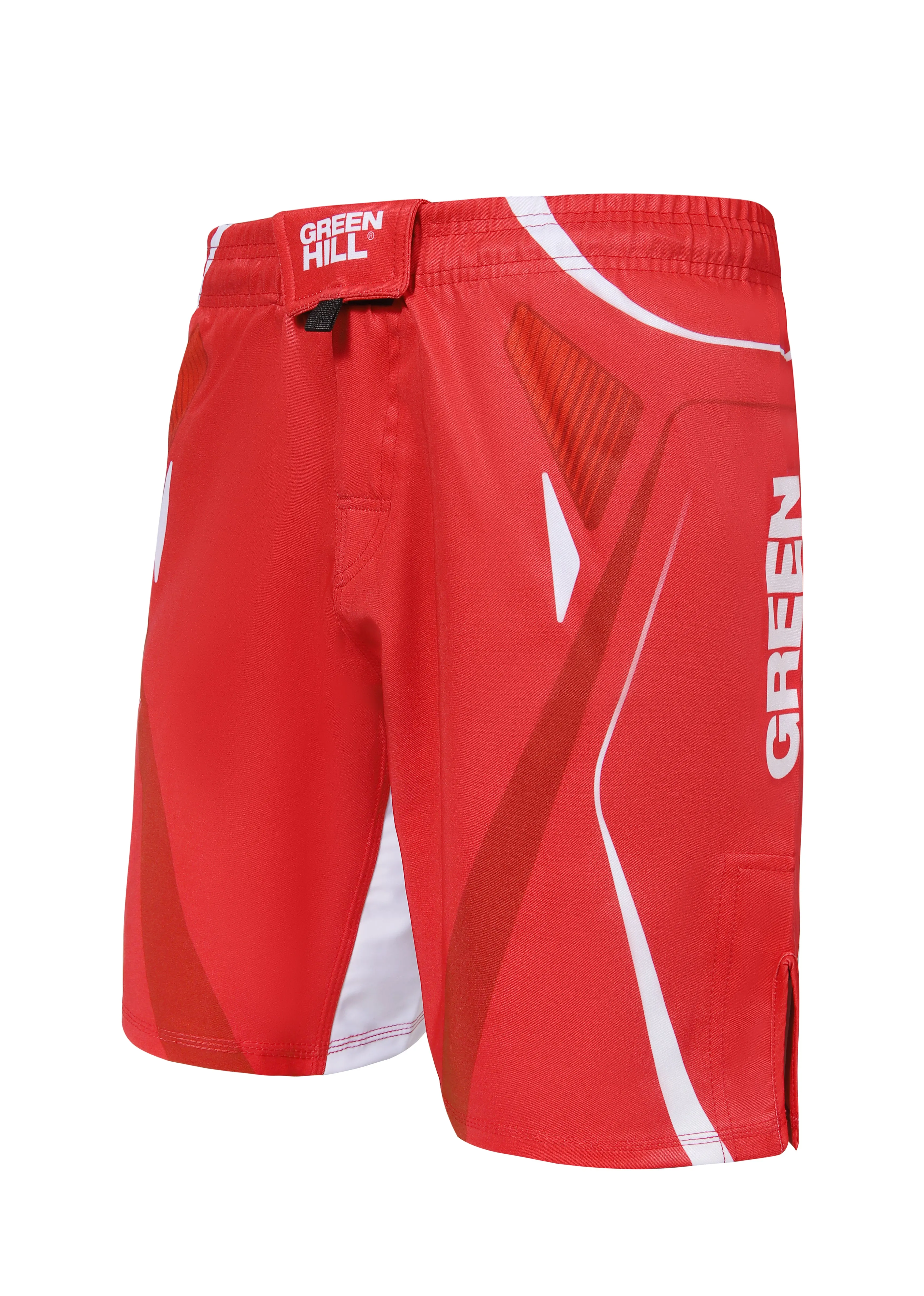 GREEN HILL New MMA Shorts Red 2023