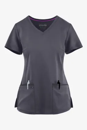 HH Purple Label Women's Juliet V-Neck Yoga Scrub Top 2245