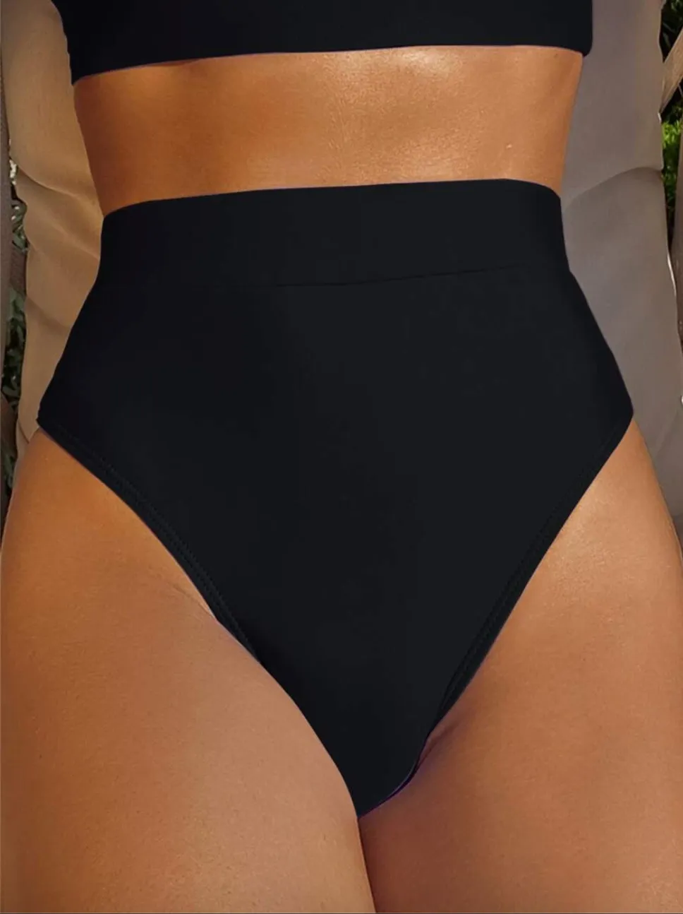 High Waisted Seamless Briefs (Festival Outfit Underwear)