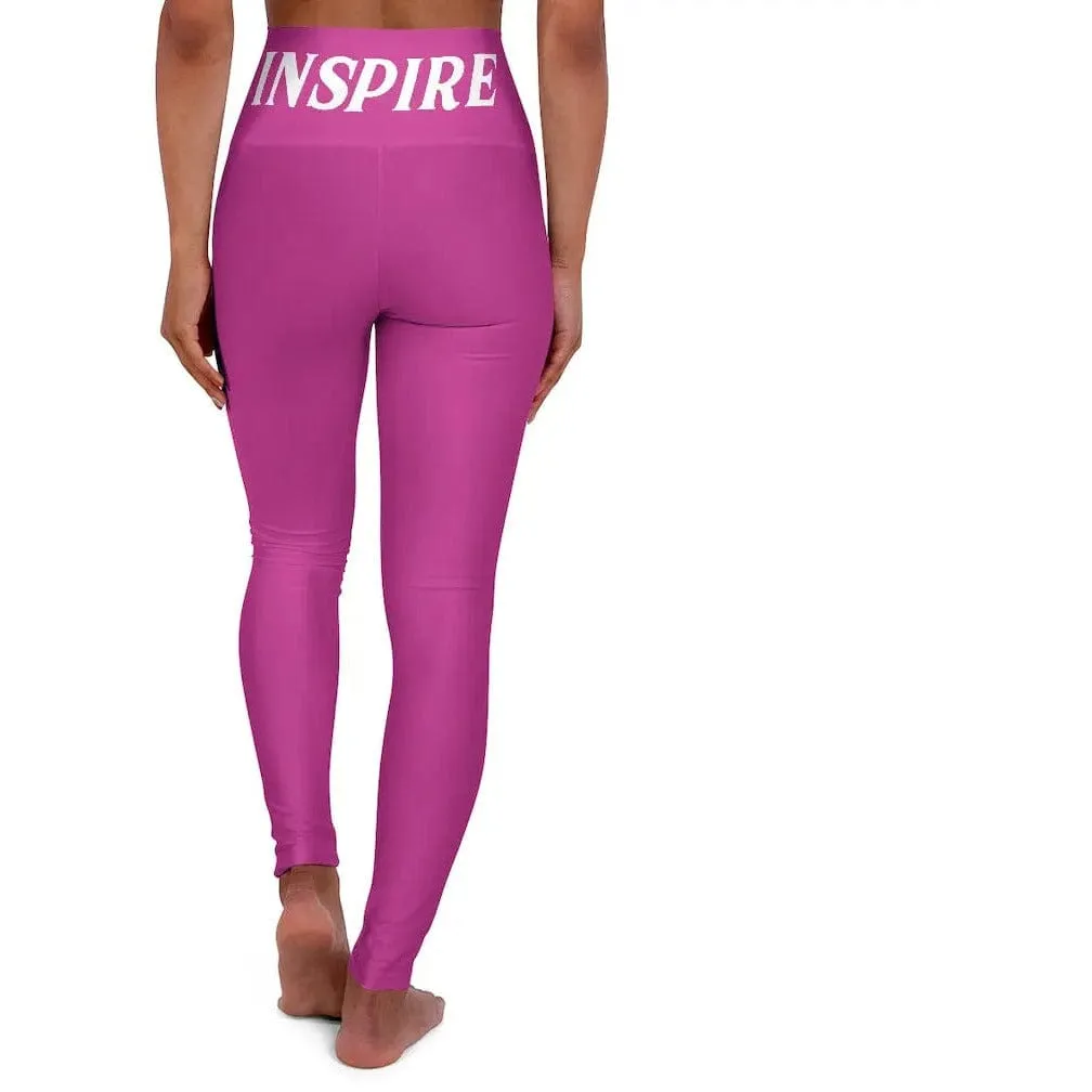 High Waisted Yoga Pants" INSPIRE "