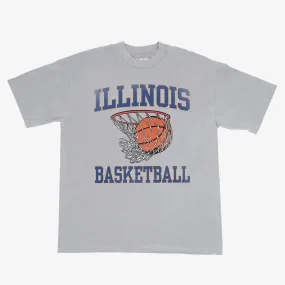 Illinois Fighting Illini Basketball Heavy Tee