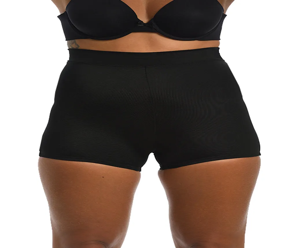 InstantFigure Plus Size Hi-Waist Boy Shorts WBSH010C