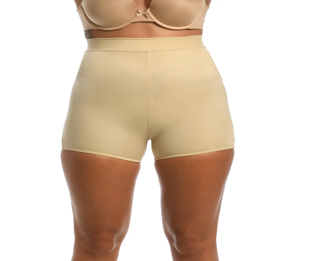 InstantFigure Plus Size Hi-Waist Boy Shorts WBSH010C