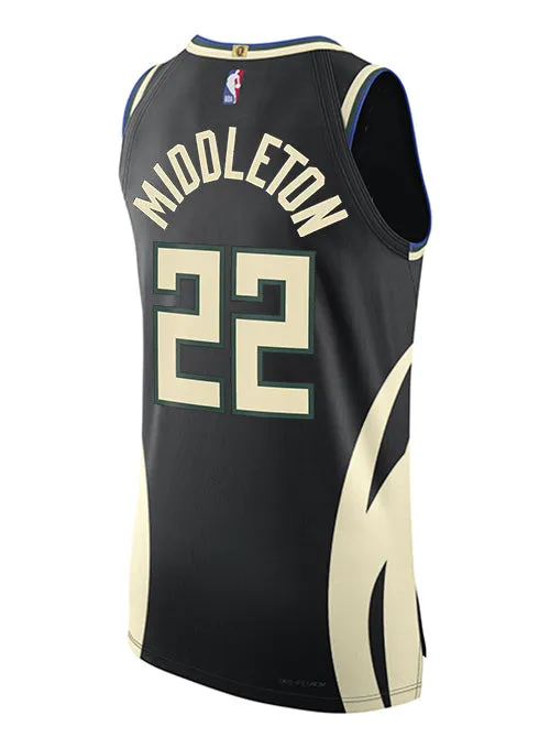 Jordan 2022 Statement Edition Khris Middleton Milwaukee Bucks Authentic Jersey