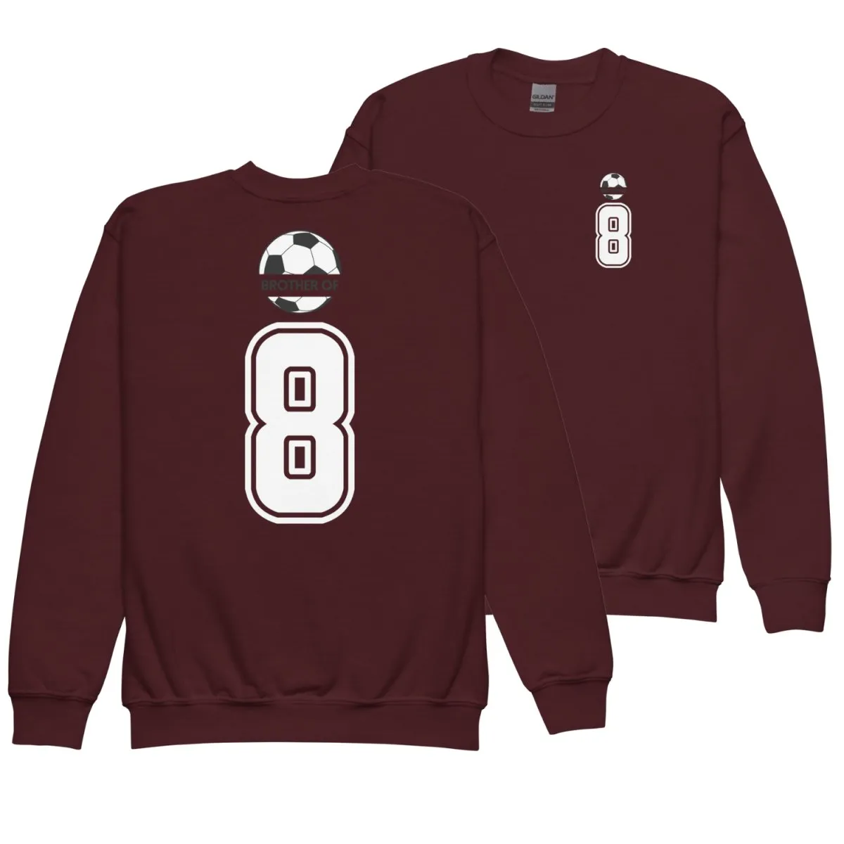 Kids Make It Yours™ 'Sports Fan' Front & Back Sweatshirt