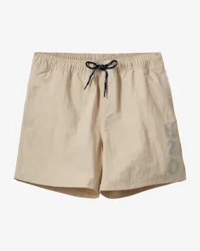 Leisure Logo Badeshorts - Beige