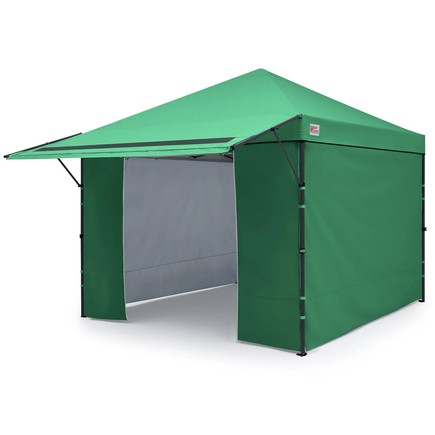 Leisure Sports 10x10 Easy Pop up Canopy Tent with Awning and Sidewalls