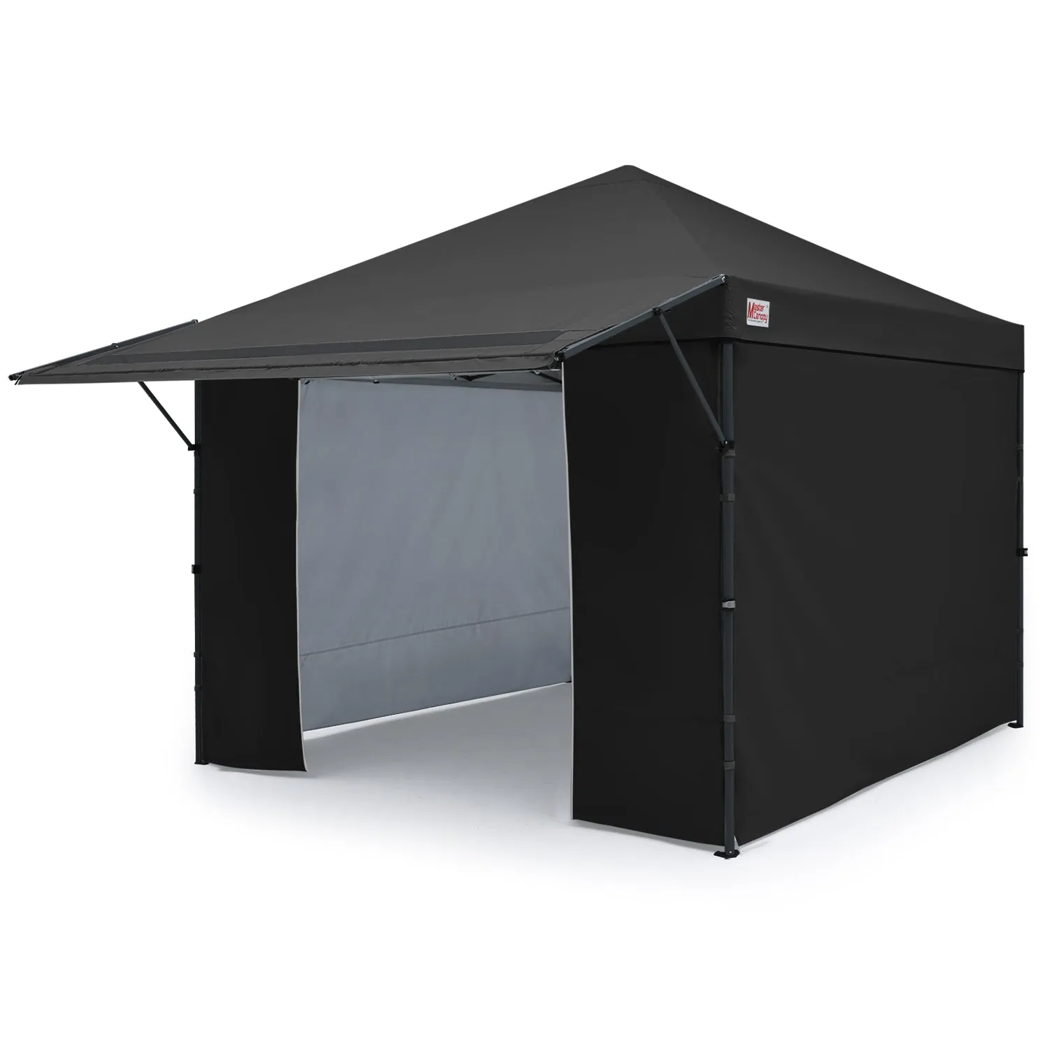 Leisure Sports 10x10 Easy Pop up Canopy Tent with Awning and Sidewalls