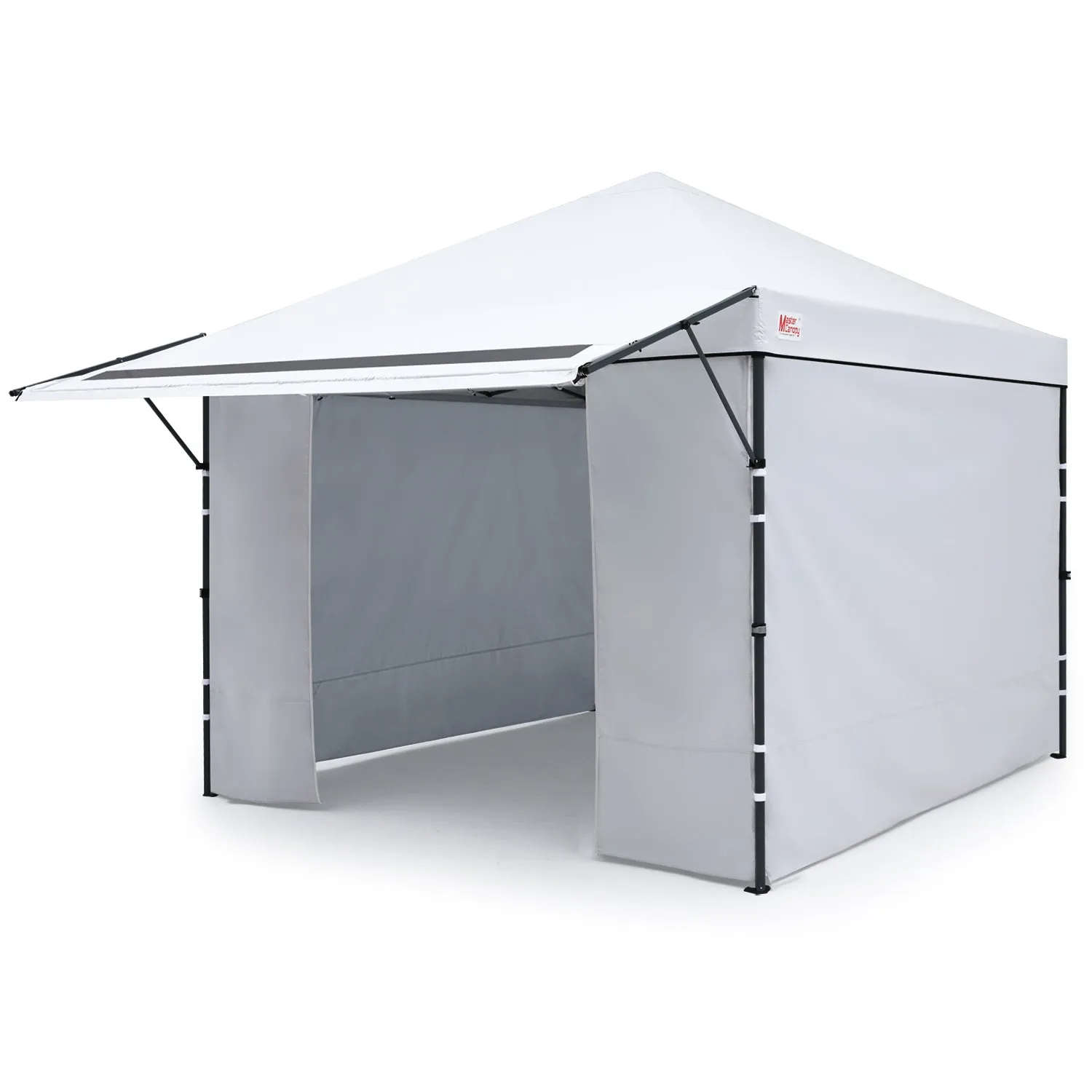 Leisure Sports 10x10 Easy Pop up Canopy Tent with Awning and Sidewalls