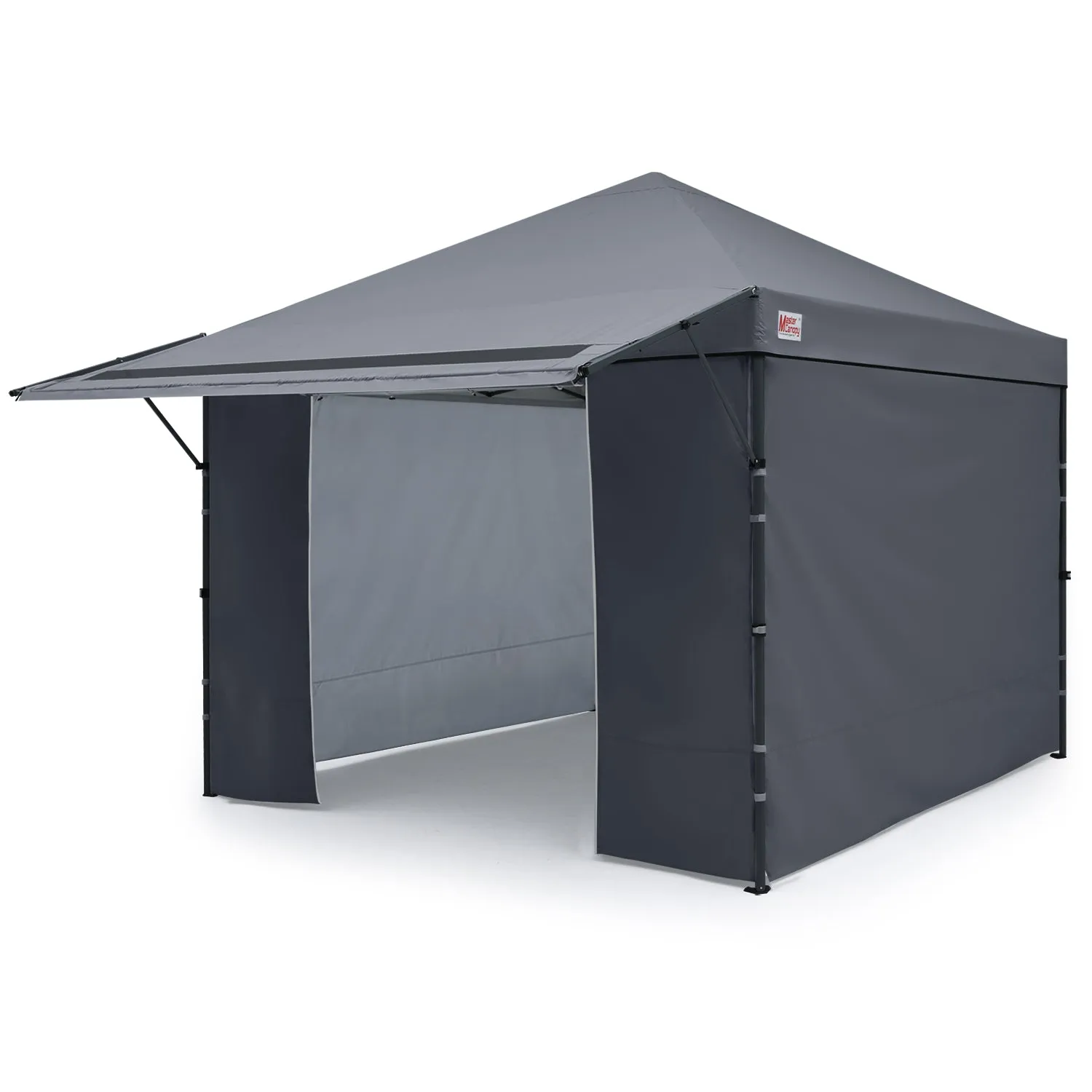 Leisure Sports 10x10 Easy Pop up Canopy Tent with Awning and Sidewalls