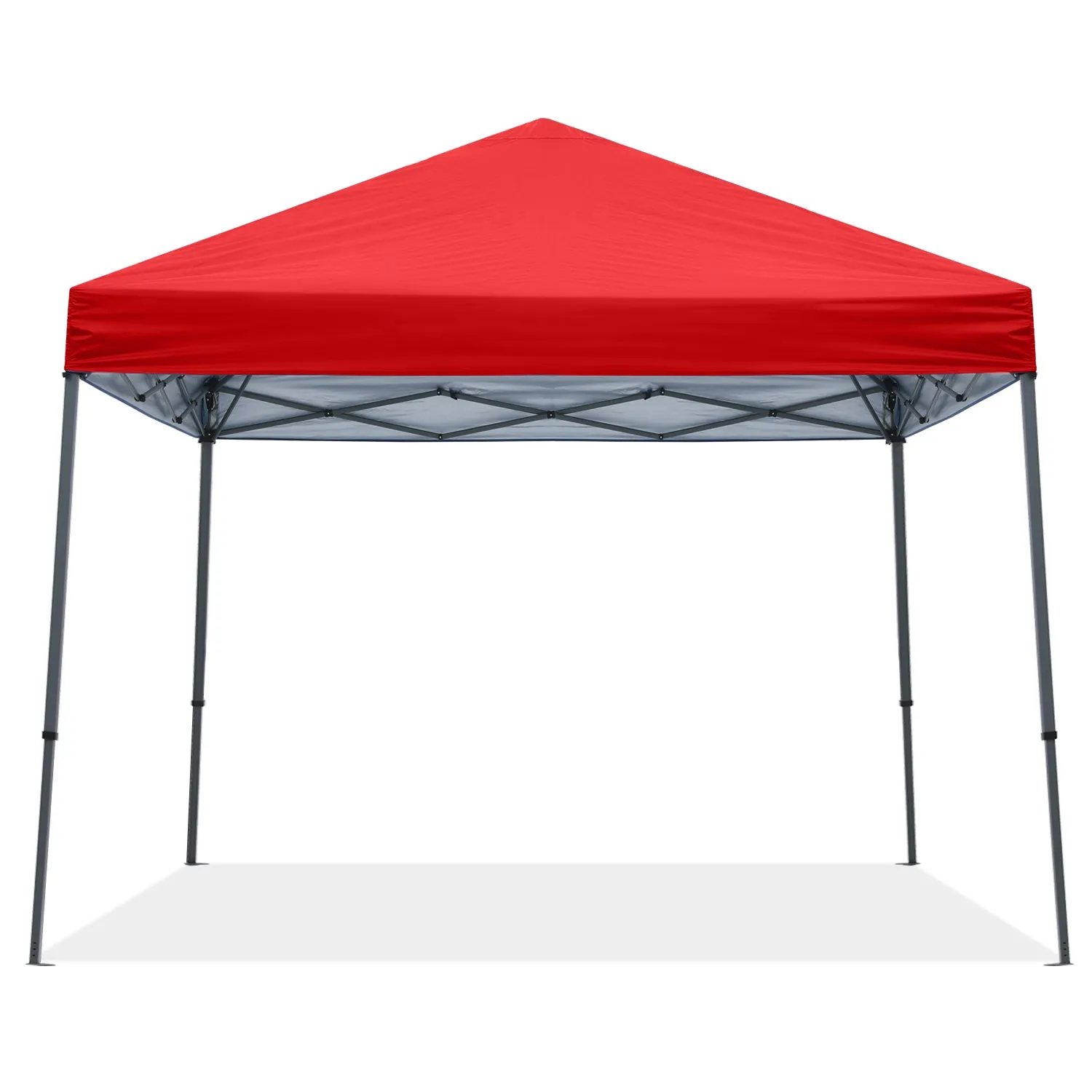 Leisure Sports 8x8/10x10/12x12 Portable Pop Up Canopy Tent with Large Base