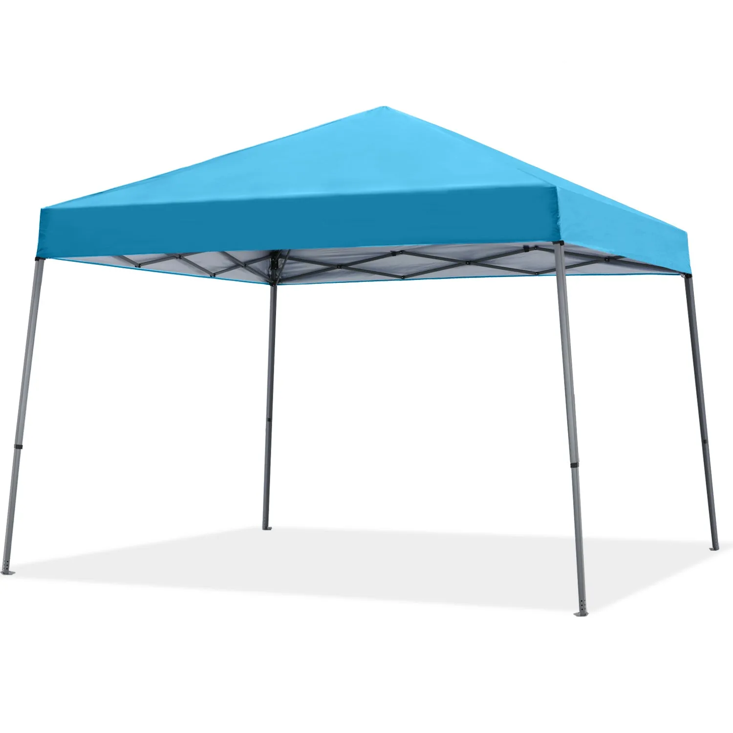 Leisure Sports 8x8/10x10/12x12 Portable Pop Up Canopy Tent with Large Base