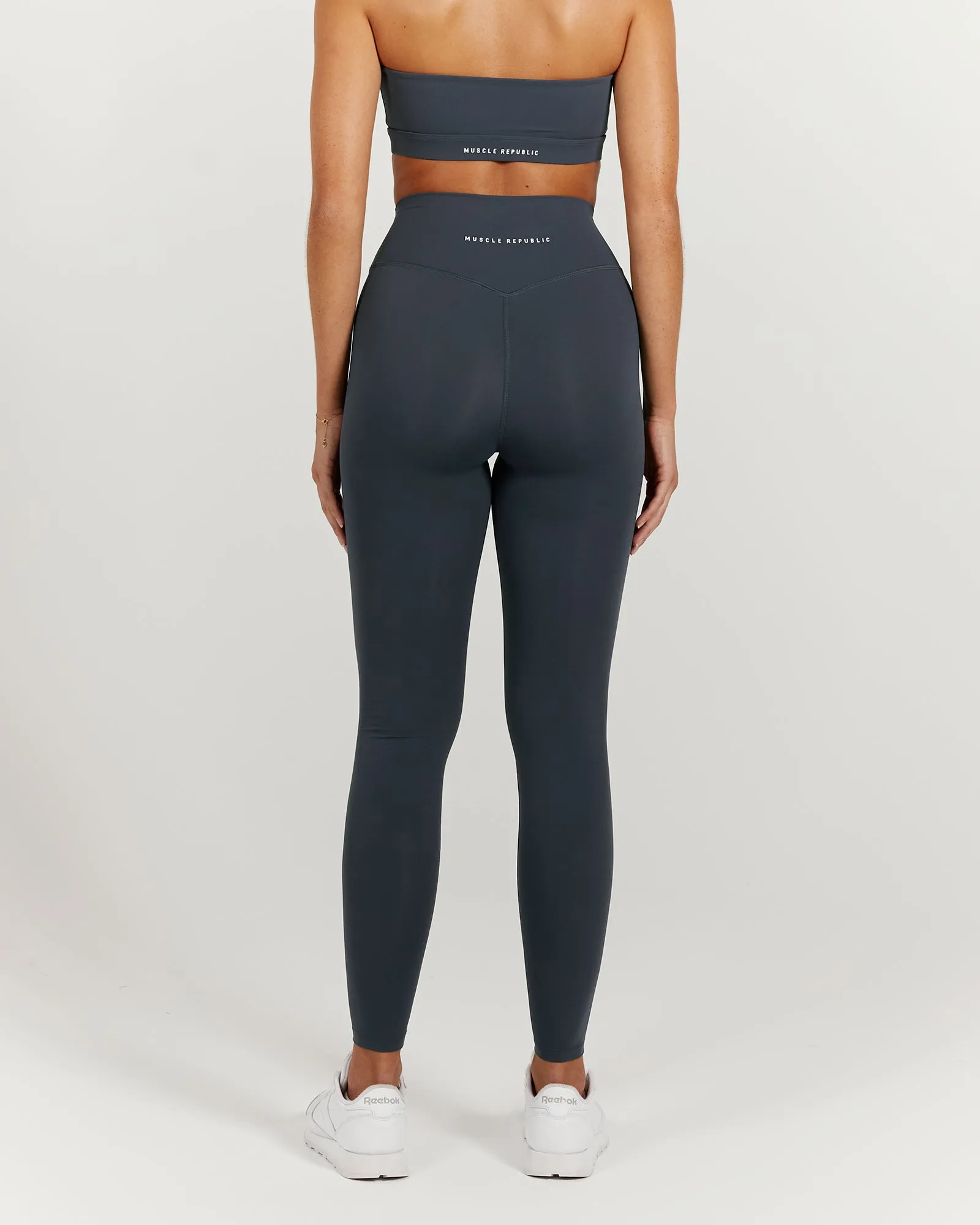 LUXE LEGGINGS 28" - ALLOY