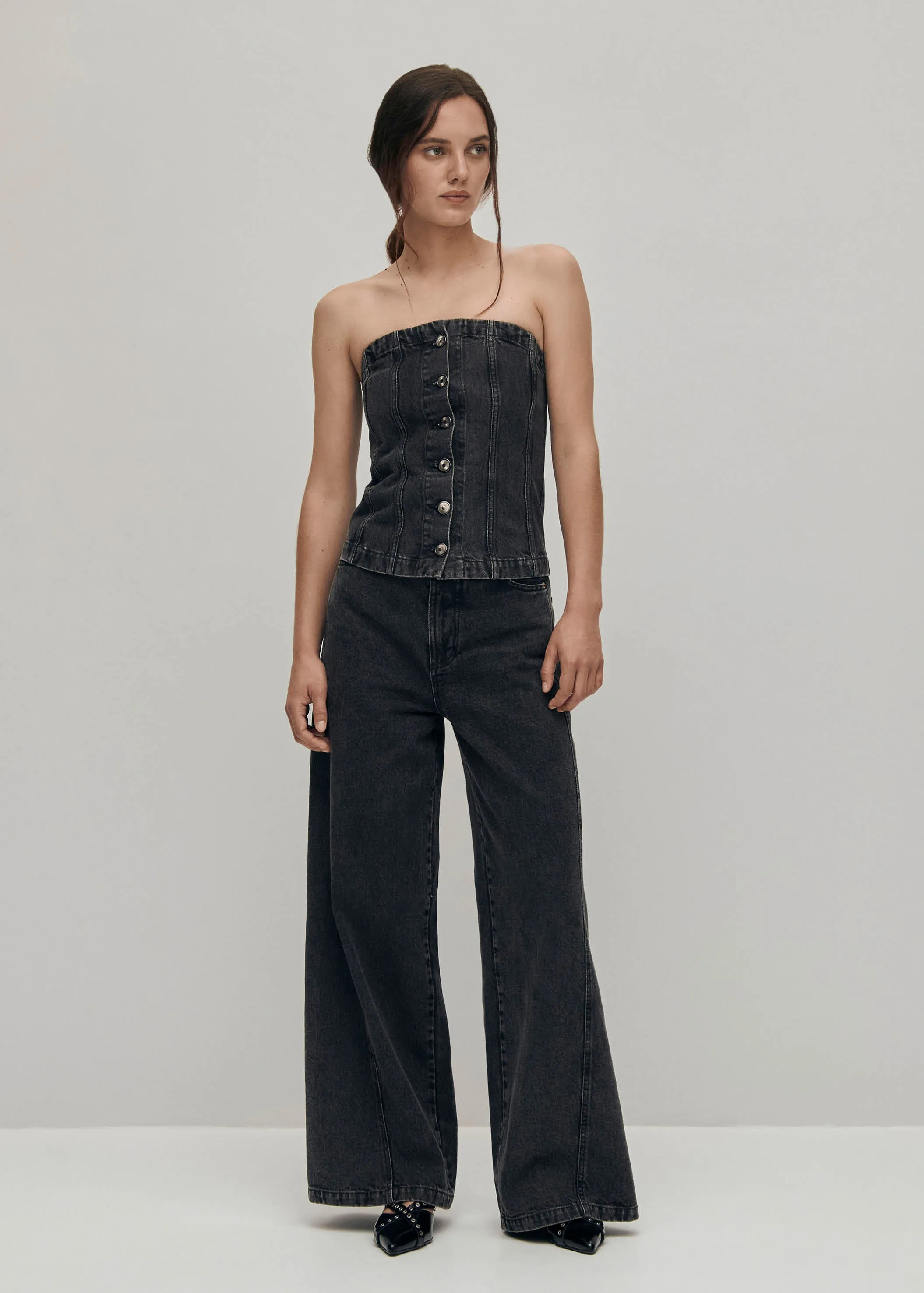 Magda Black Denim Pants