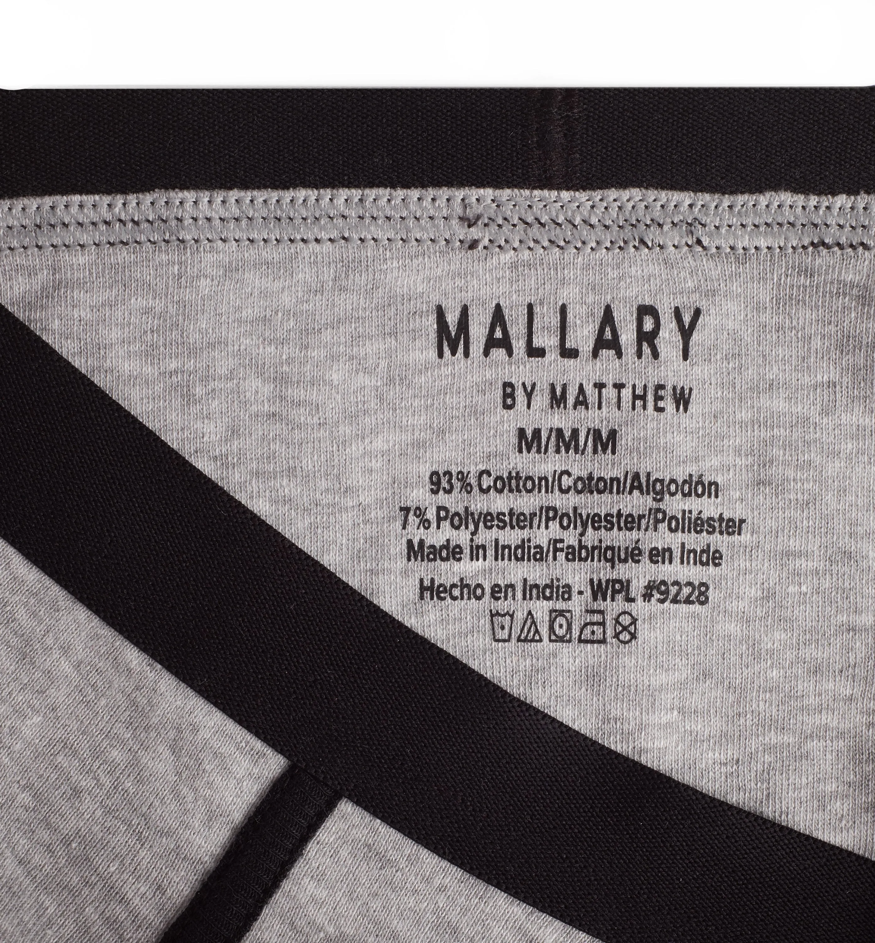 Mallary by Matthew 100% Cotton Boys Briefs Underwear 8 Pack Stone Grey