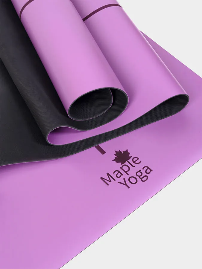 Maple Yoga The Grip Alignment Drop Yoga Mat 4mm