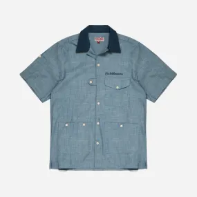 MECHANICS CHAMBRAY SHIRT - BLUE