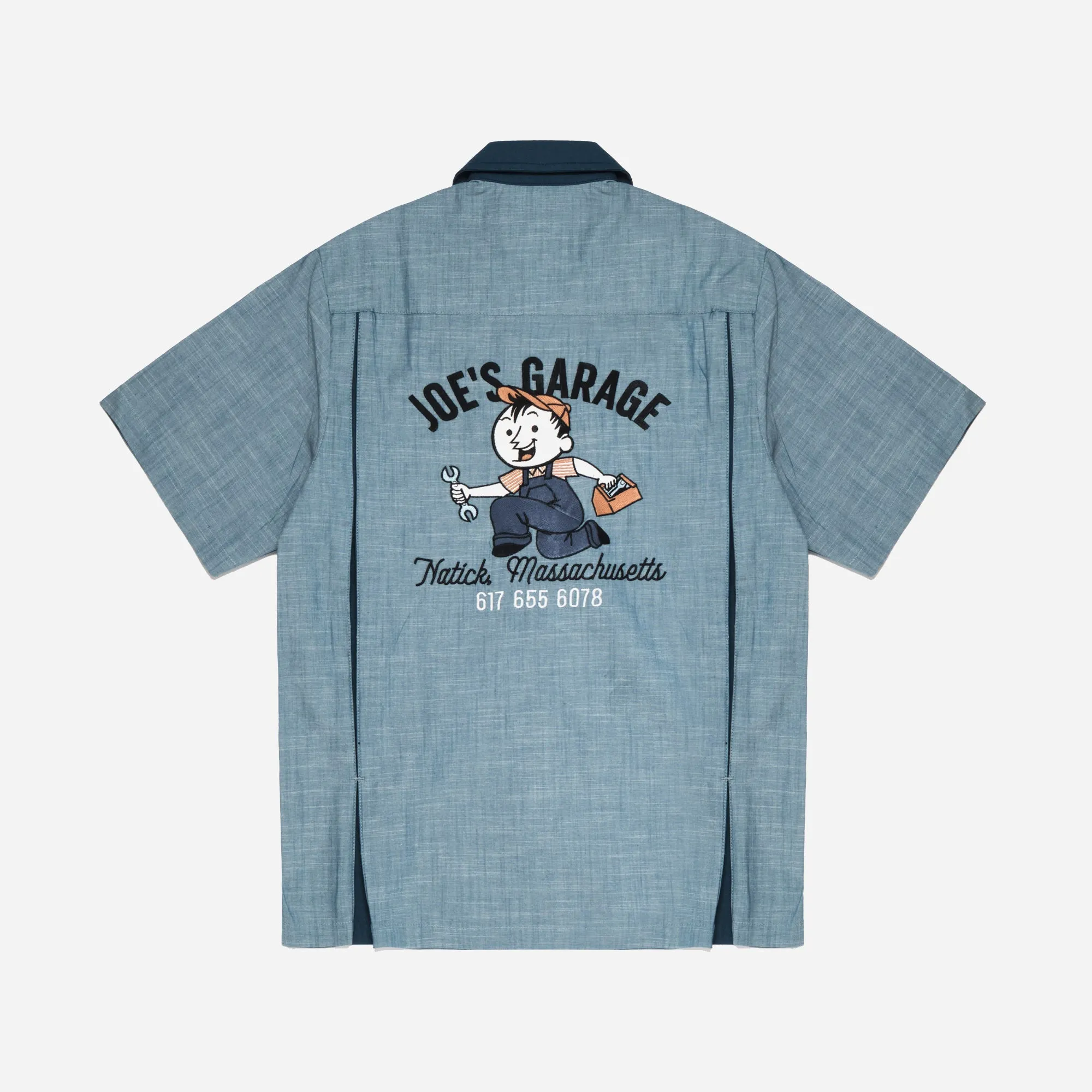 MECHANICS CHAMBRAY SHIRT - BLUE