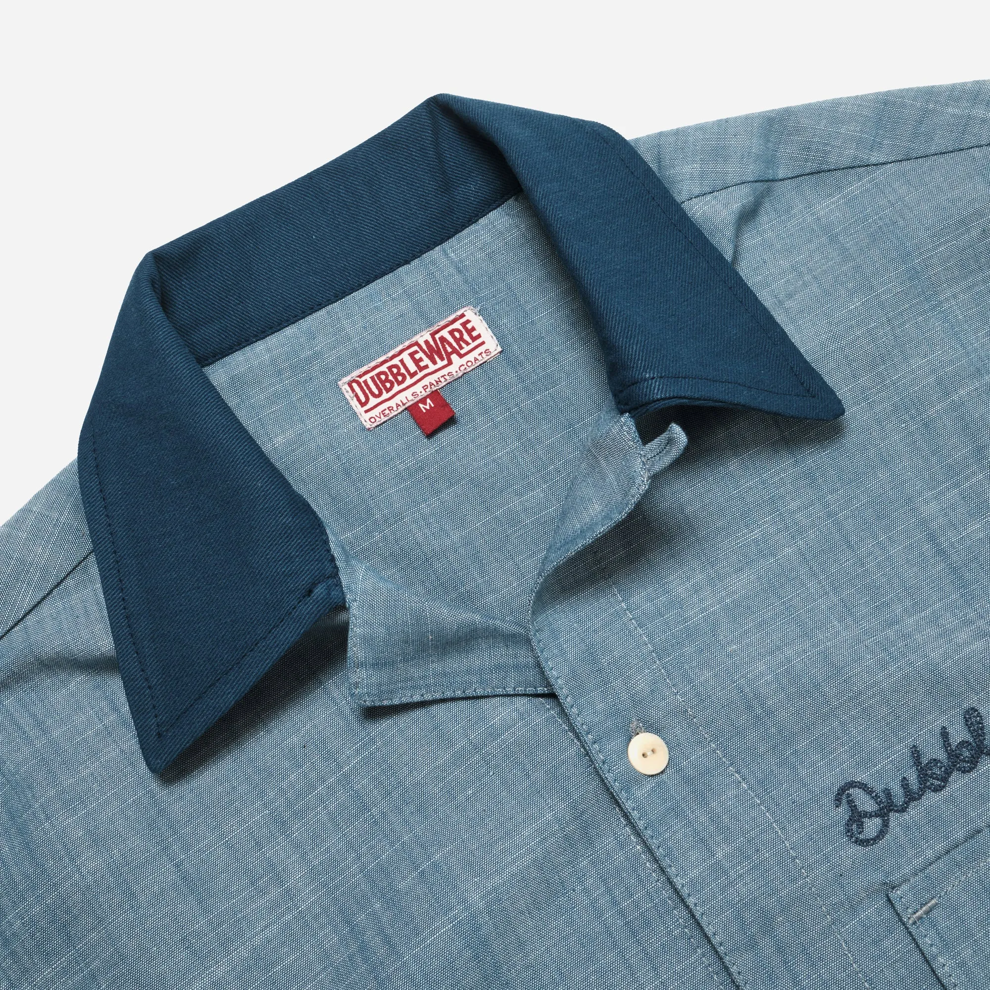 MECHANICS CHAMBRAY SHIRT - BLUE