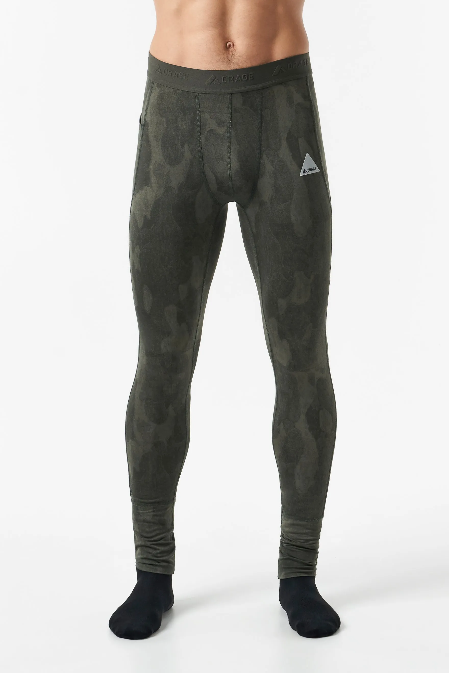 Men’s Jasper Light Base Layer Pants-Print Bark Camo