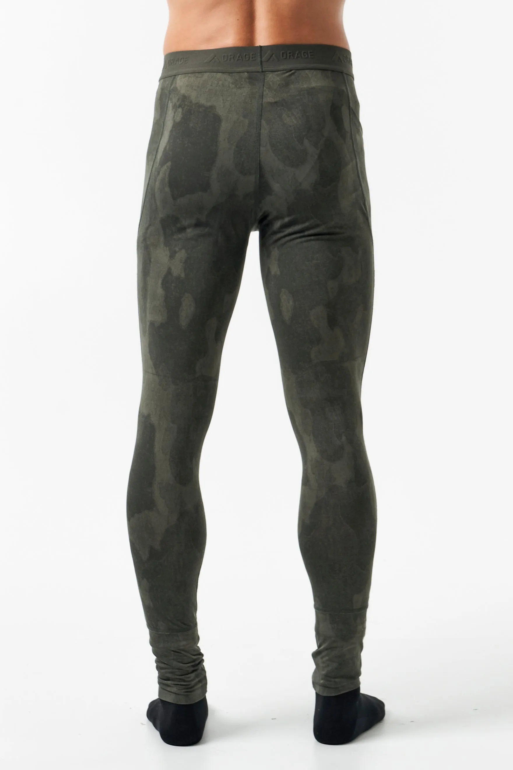 Men’s Jasper Light Base Layer Pants-Print Bark Camo