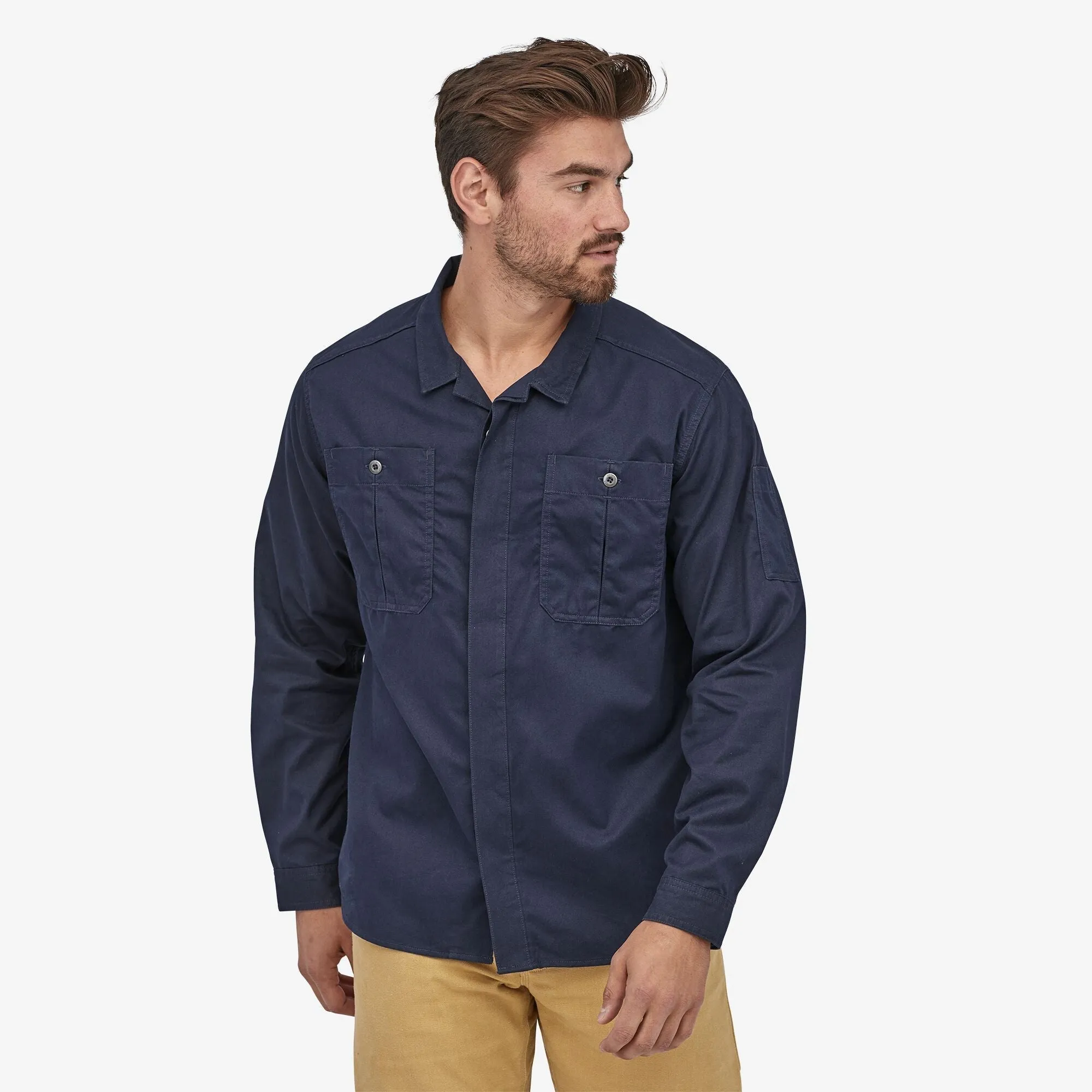 Men's Long Sleeve Shop Shirt