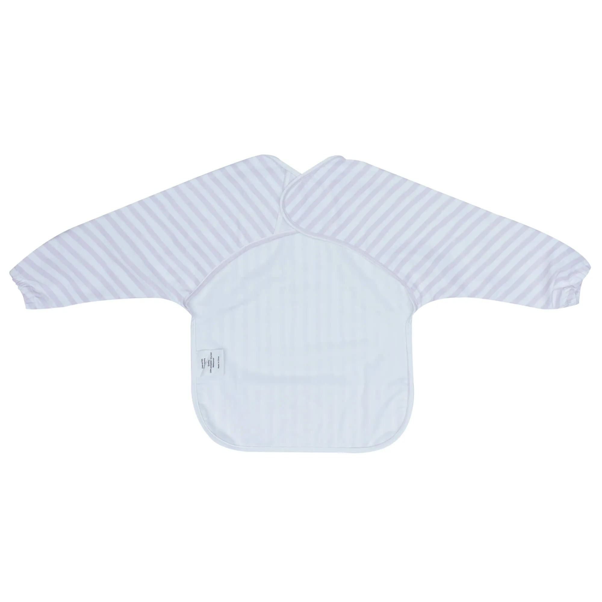 Messie Smock Bib – Lilac Stripe (Baby & Toddler)