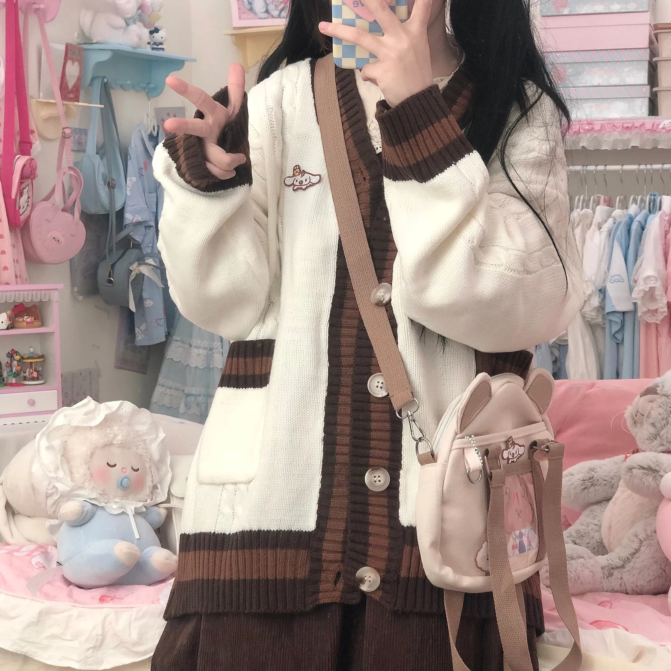 Original autumn new long-sleeved cardigan