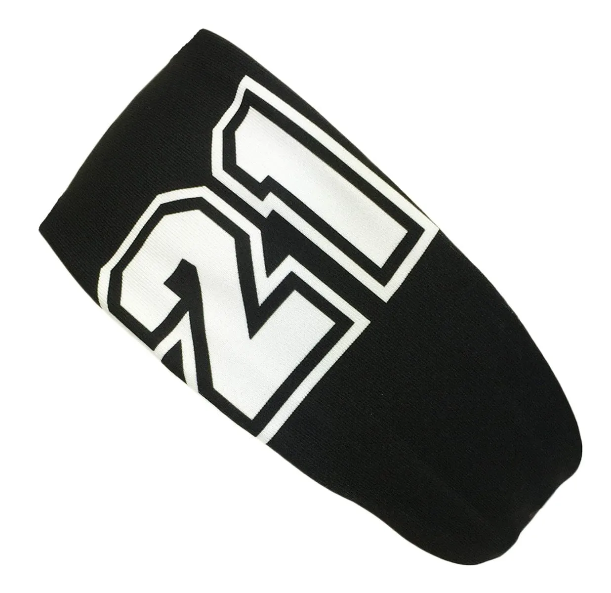 Player ID Black/White Headband Basketball Volleyball Softball Soccer